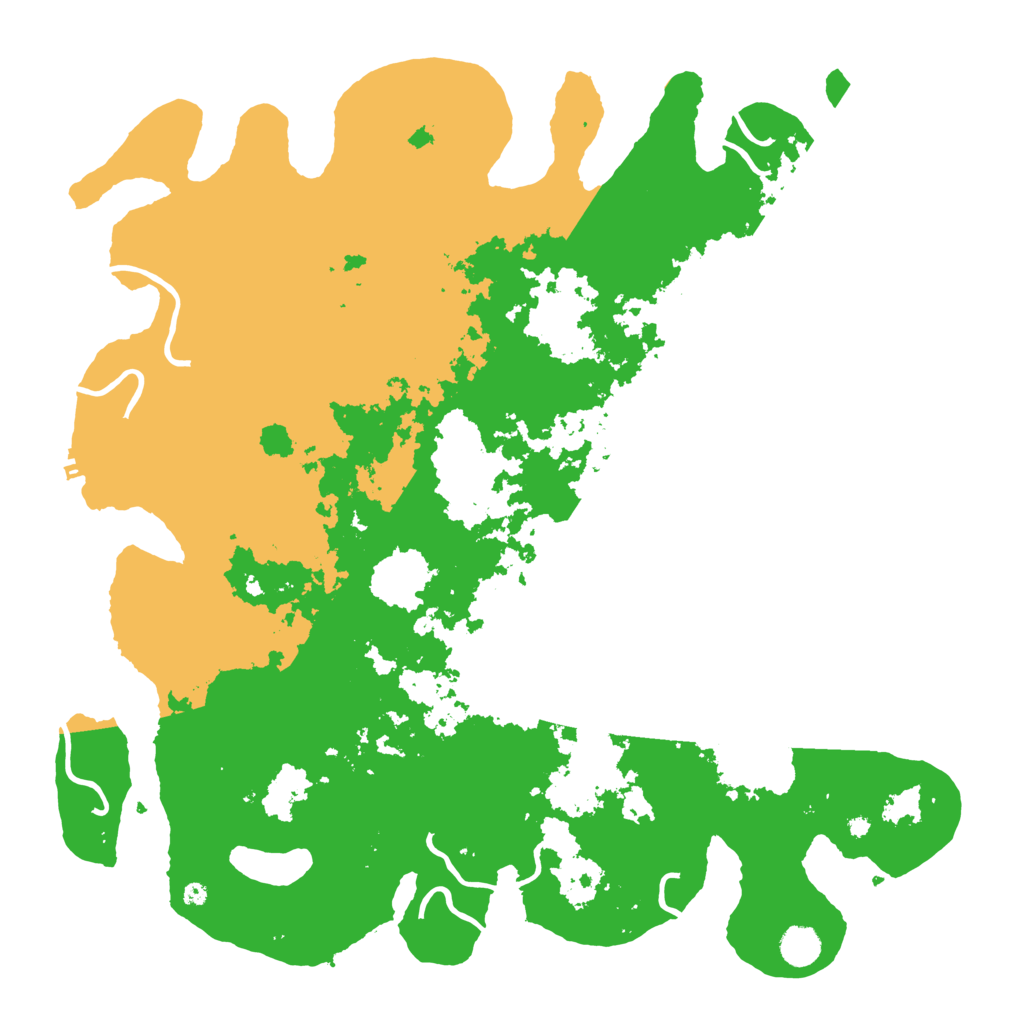 Biome Rust Map: Procedural Map, Size: 4500, Seed: 1339141858