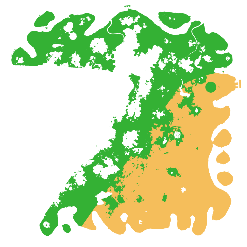 Biome Rust Map: Procedural Map, Size: 6000, Seed: 1087894209