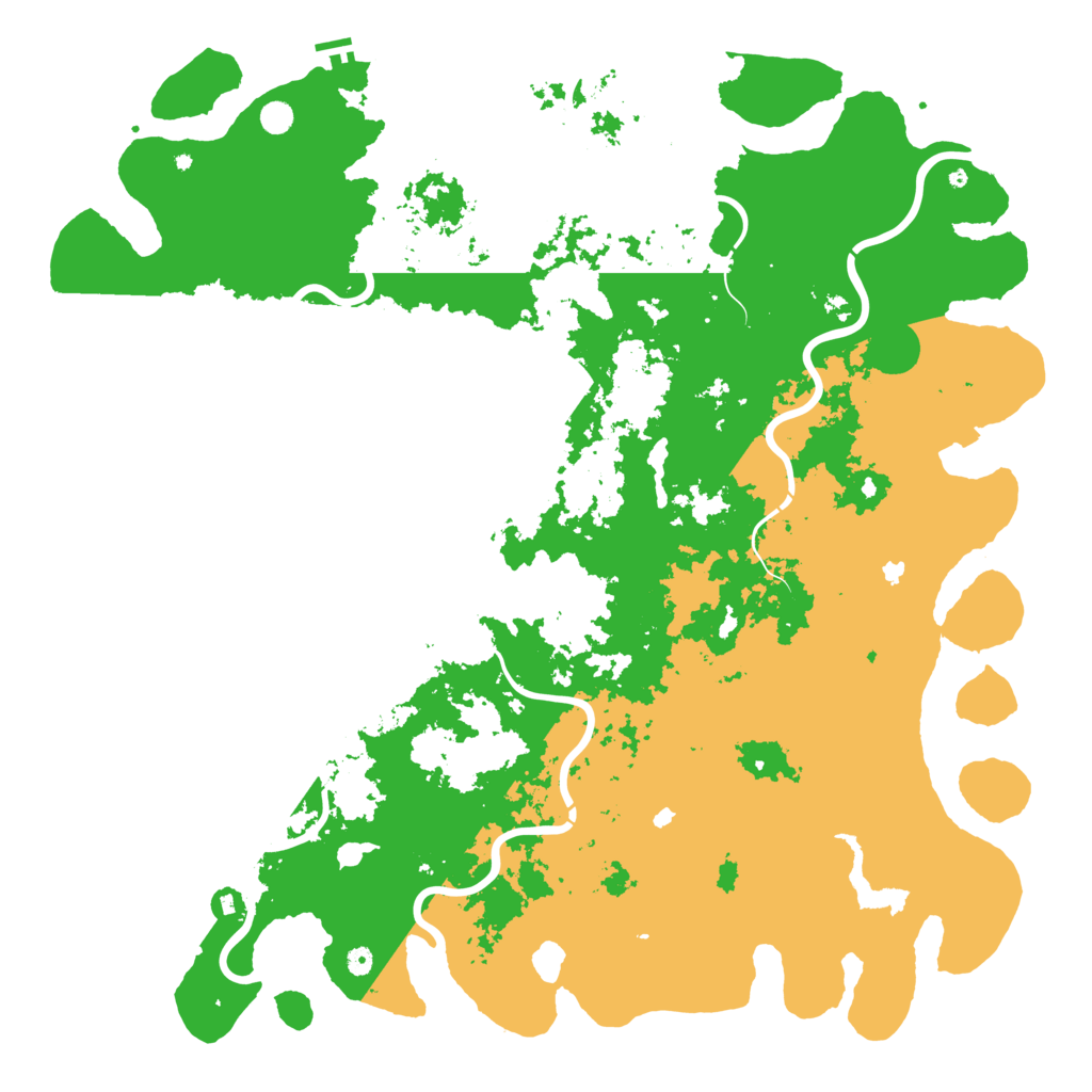 Biome Rust Map: Procedural Map, Size: 6000, Seed: 1087894209