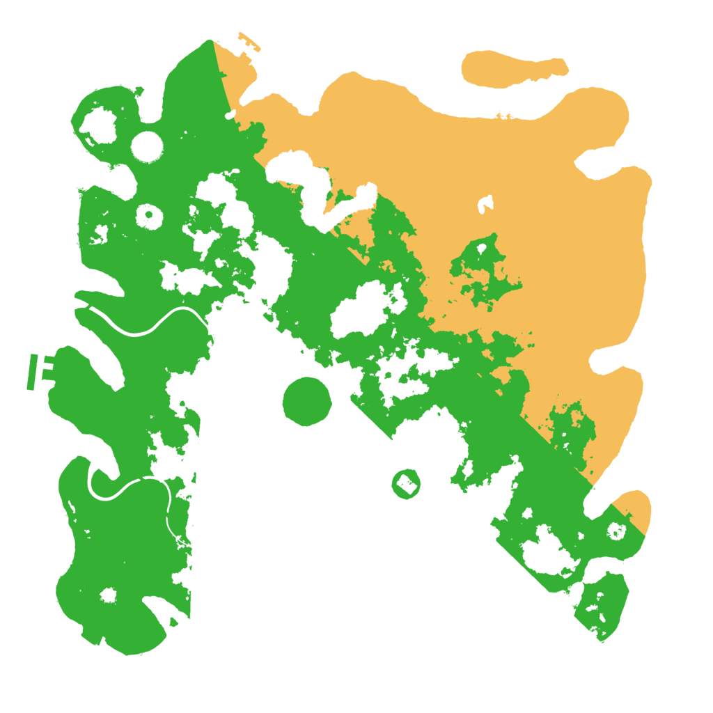 Biome Rust Map: Procedural Map, Size: 4000, Seed: 21558774