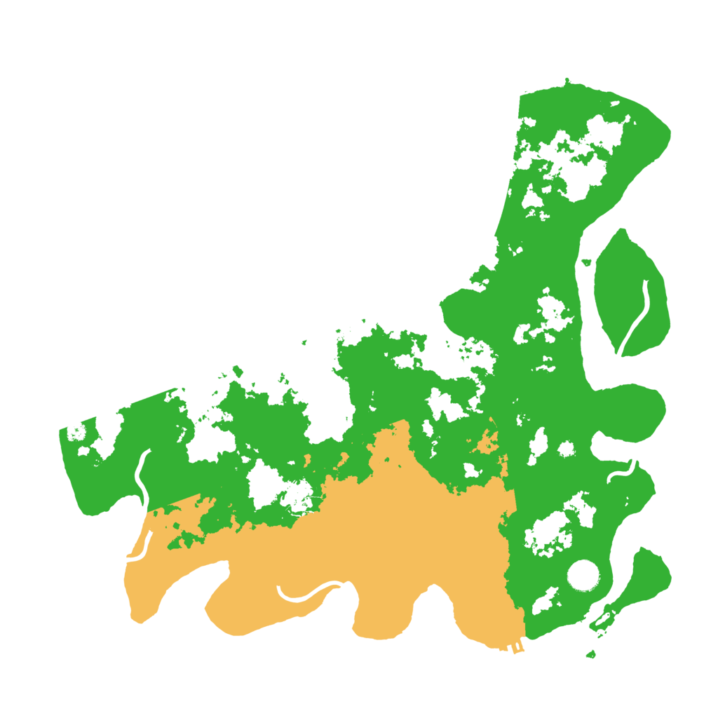 Biome Rust Map: Procedural Map, Size: 4000, Seed: 1782795615