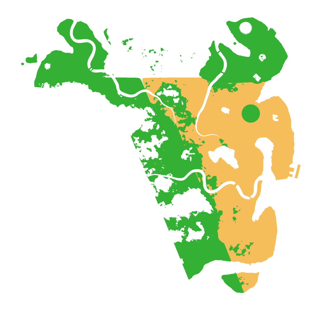 Biome Rust Map: Procedural Map, Size: 4500, Seed: 909347233