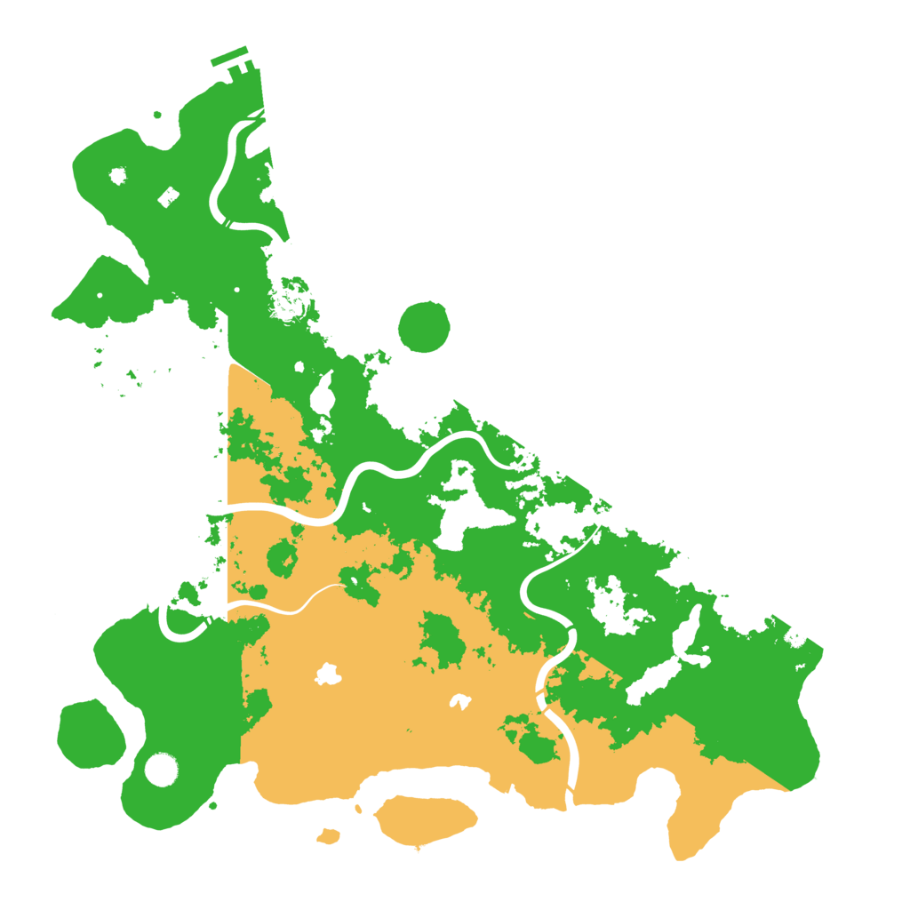 Biome Rust Map: Procedural Map, Size: 4800, Seed: 195086654