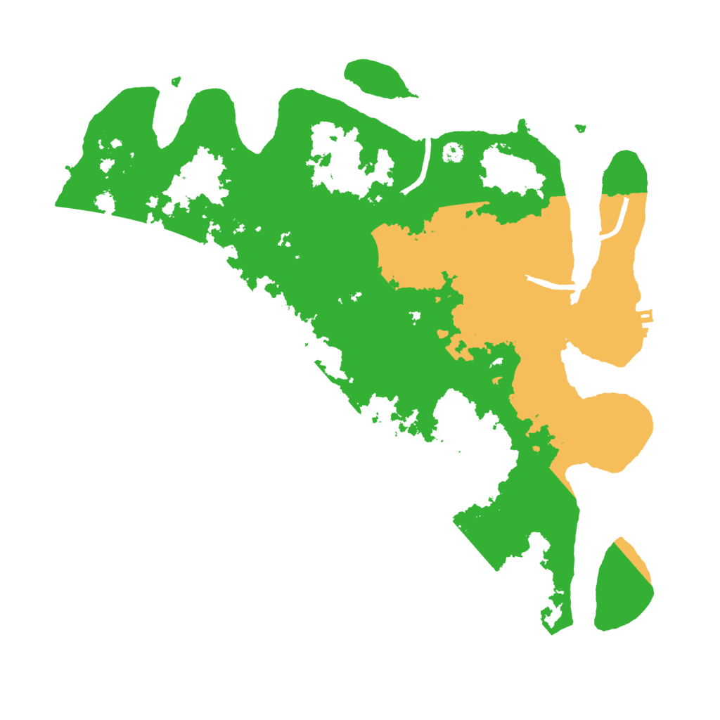 Biome Rust Map: Procedural Map, Size: 3500, Seed: 600960876