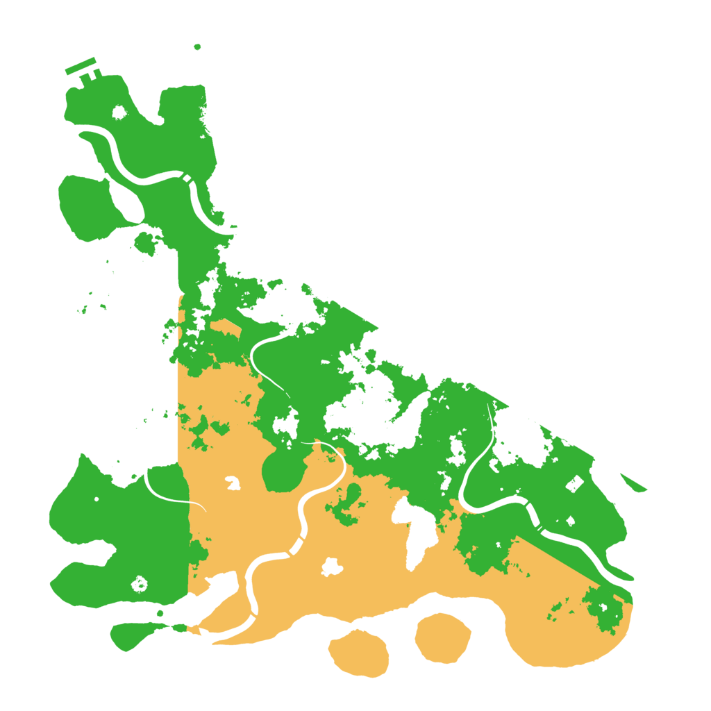 Biome Rust Map: Procedural Map, Size: 4500, Seed: 1239042299