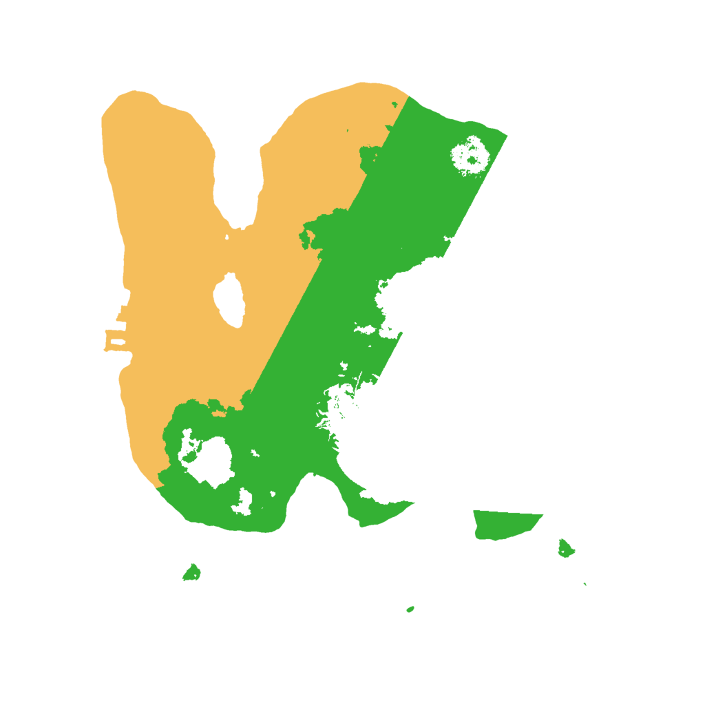 Biome Rust Map: Procedural Map, Size: 2000, Seed: 5555