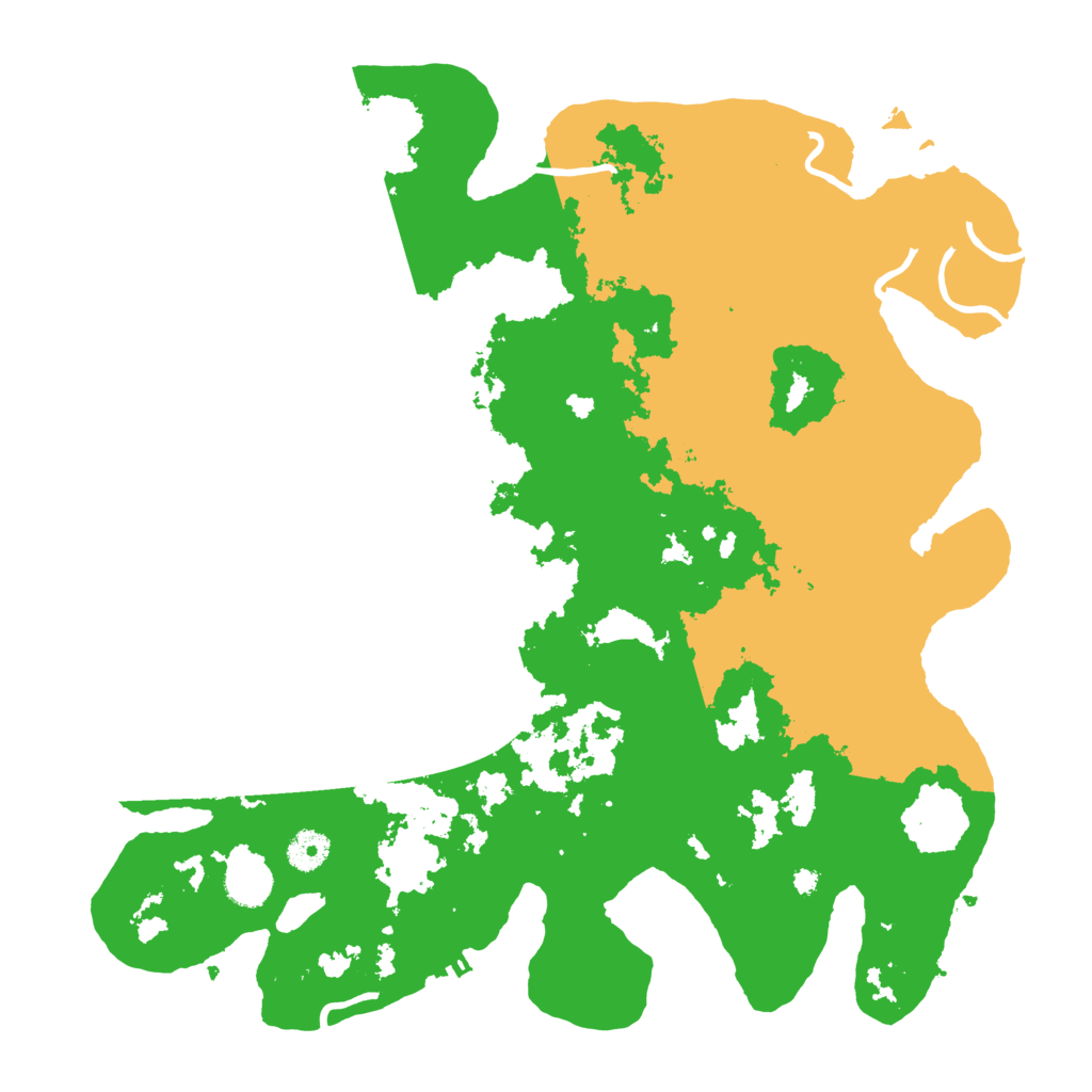 Biome Rust Map: Procedural Map, Size: 4000, Seed: 57783