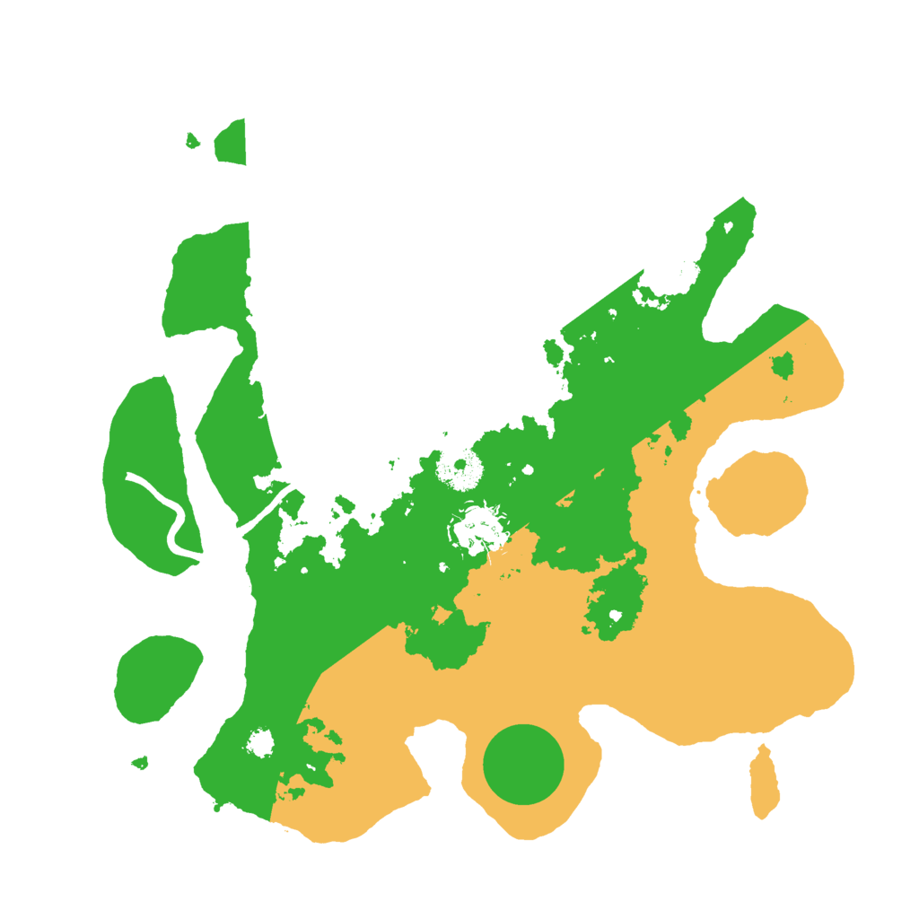 Biome Rust Map: Procedural Map, Size: 3000, Seed: 53339945