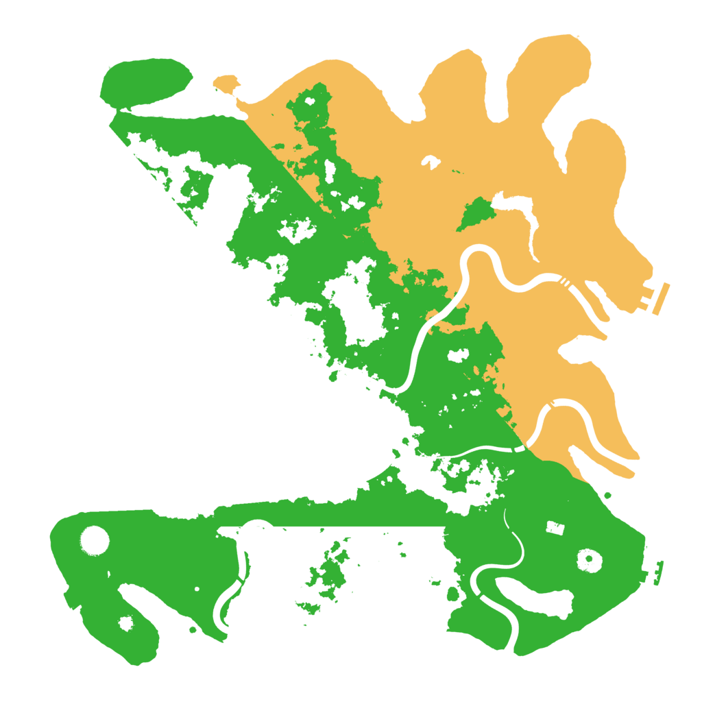 Biome Rust Map: Procedural Map, Size: 4250, Seed: 2135277902