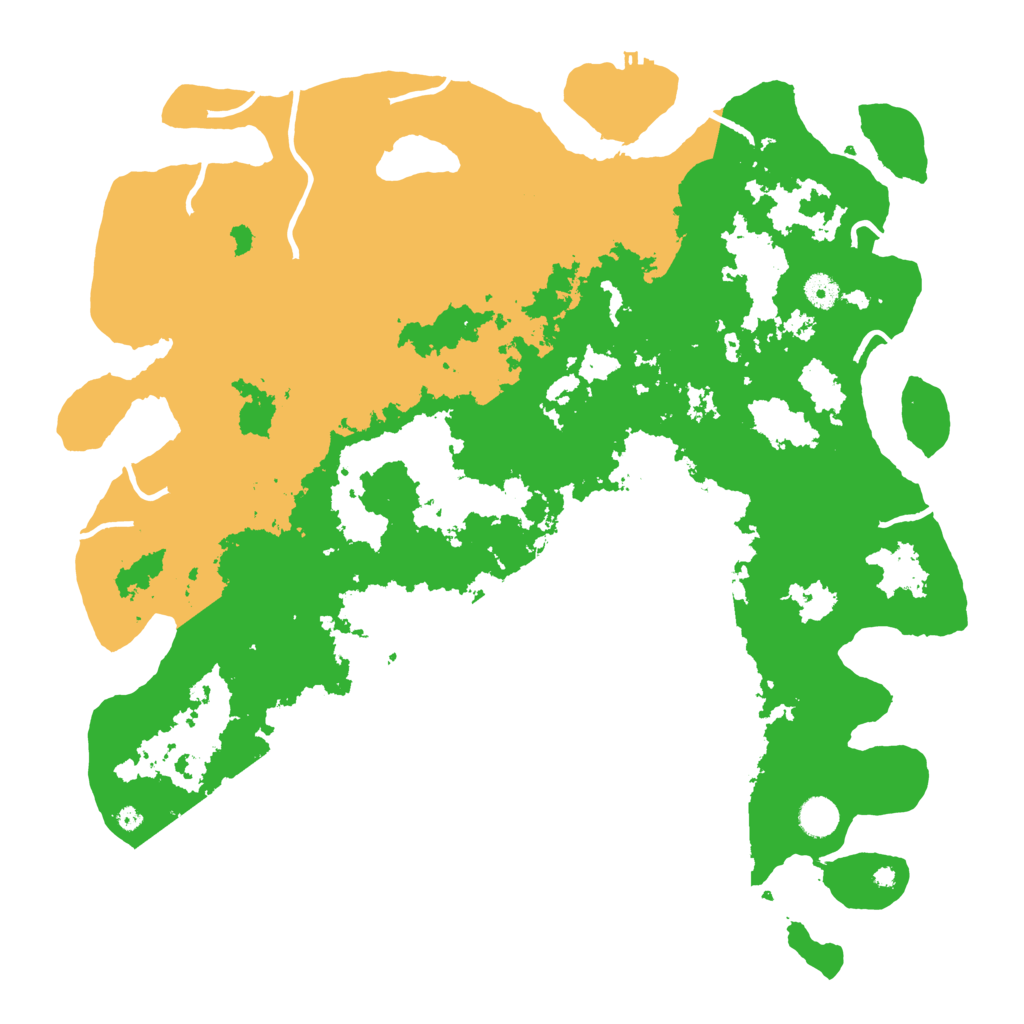 Biome Rust Map: Procedural Map, Size: 4500, Seed: 111695800