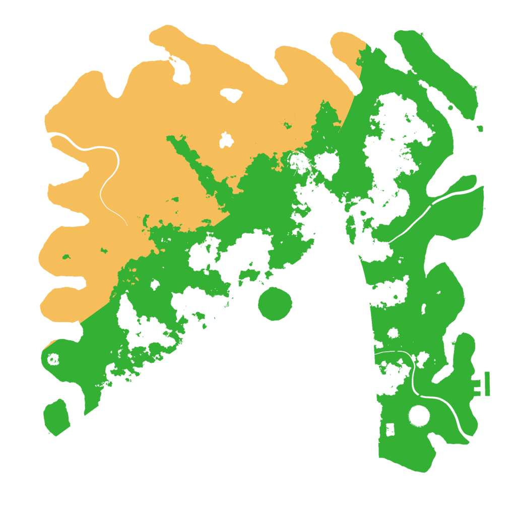 Biome Rust Map: Procedural Map, Size: 4300, Seed: 22021112