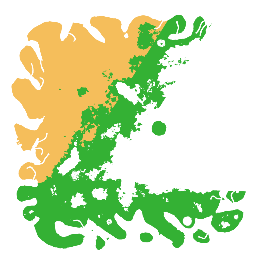 Biome Rust Map: Procedural Map, Size: 5000, Seed: 37299016