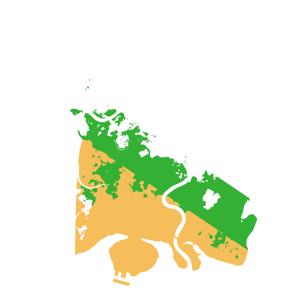 Biome Rust Map: Procedural Map, Size: 3500, Seed: 1690495944