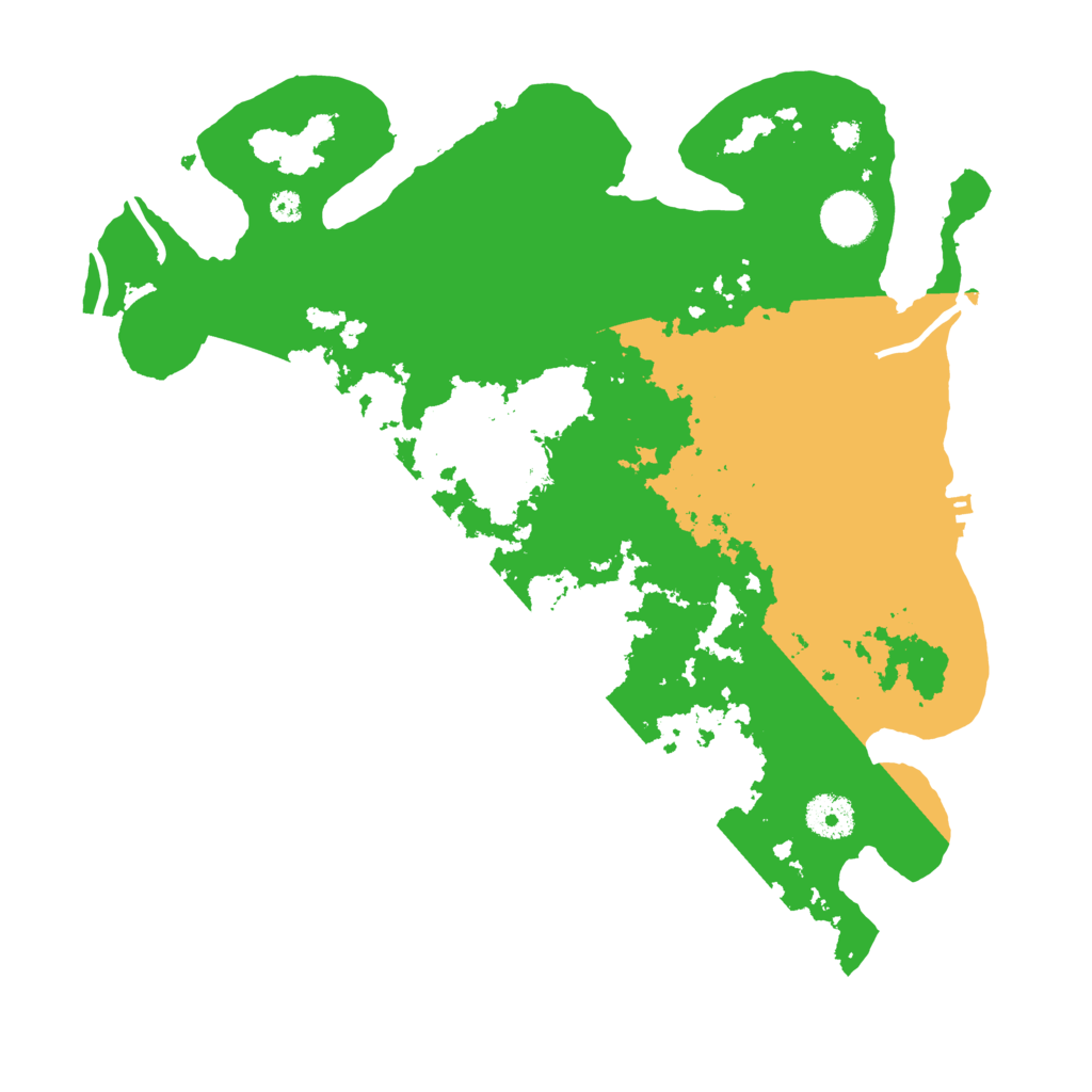 Biome Rust Map: Procedural Map, Size: 3500, Seed: 47061362