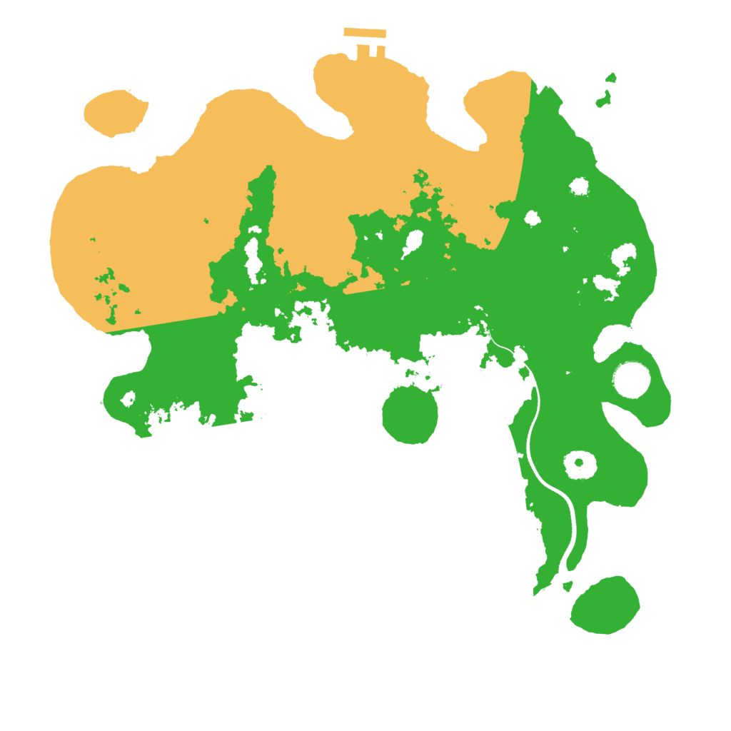 Biome Rust Map: Procedural Map, Size: 3500, Seed: 9420326