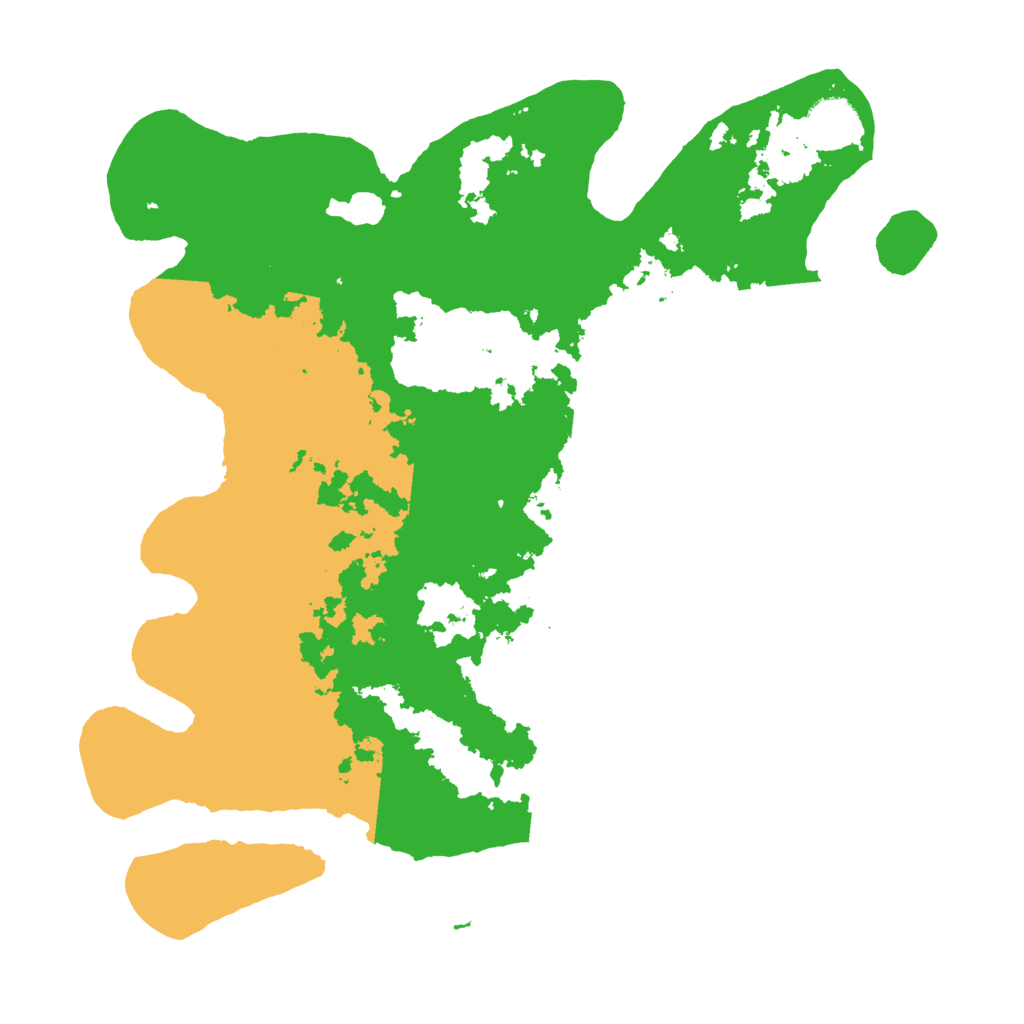 Biome Rust Map: Barren, Size: 3500, Seed: 985698553