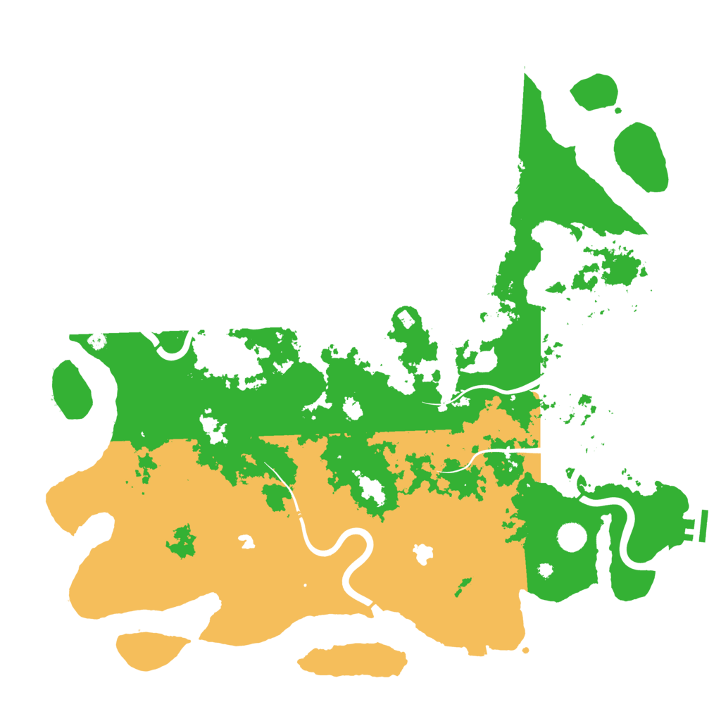 Biome Rust Map: Procedural Map, Size: 4500, Seed: 1601537199