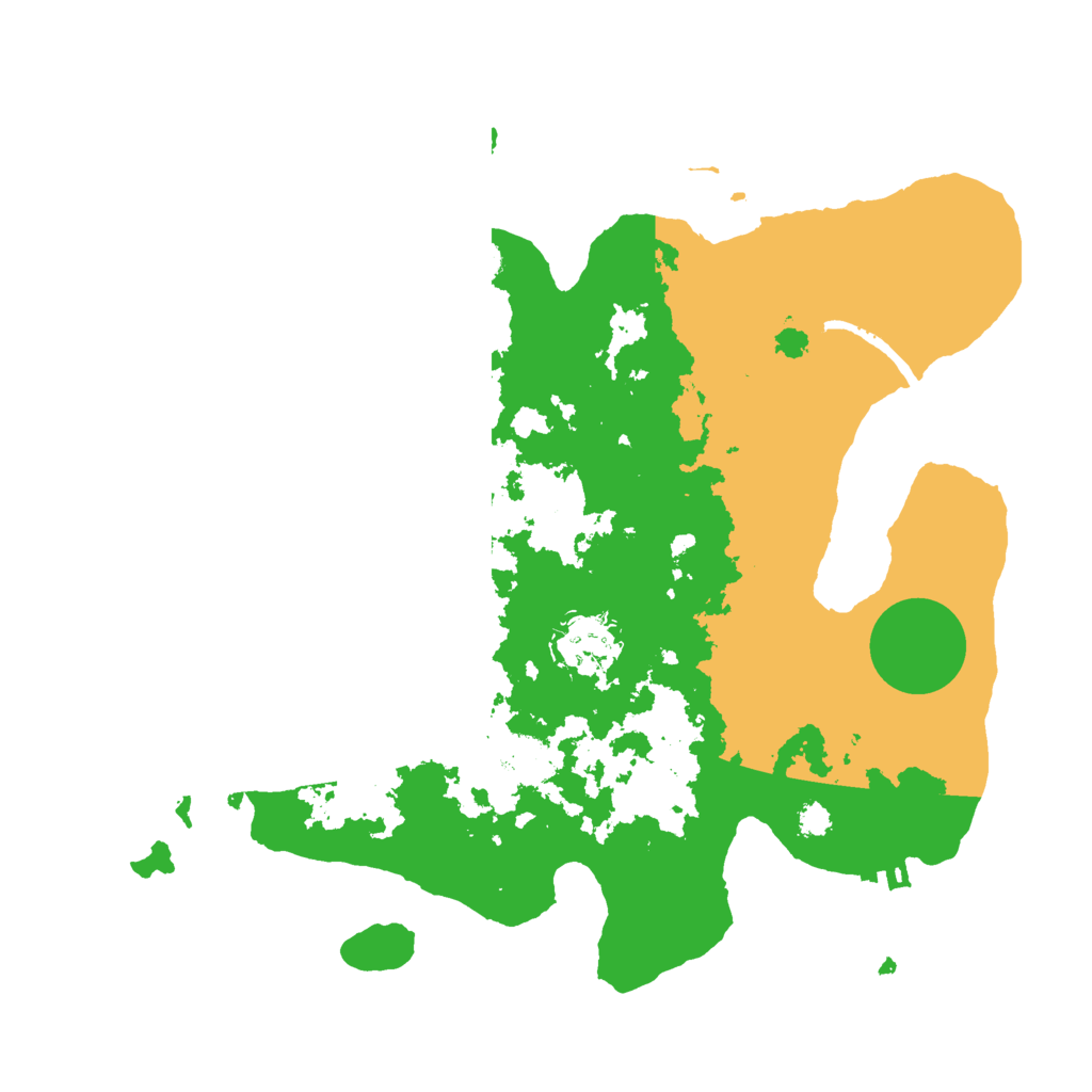 Biome Rust Map: Procedural Map, Size: 3000, Seed: 32342325