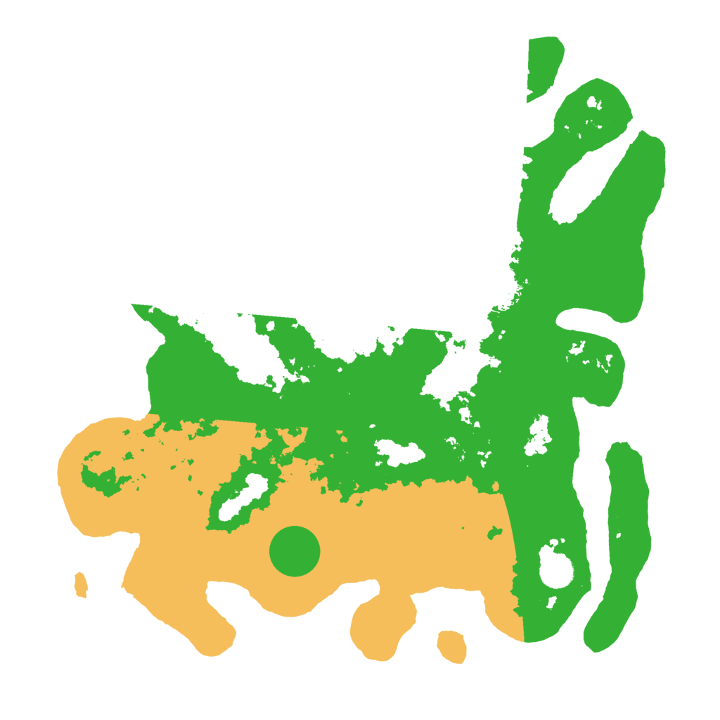 Biome Rust Map: Barren, Size: 3750, Seed: 1234