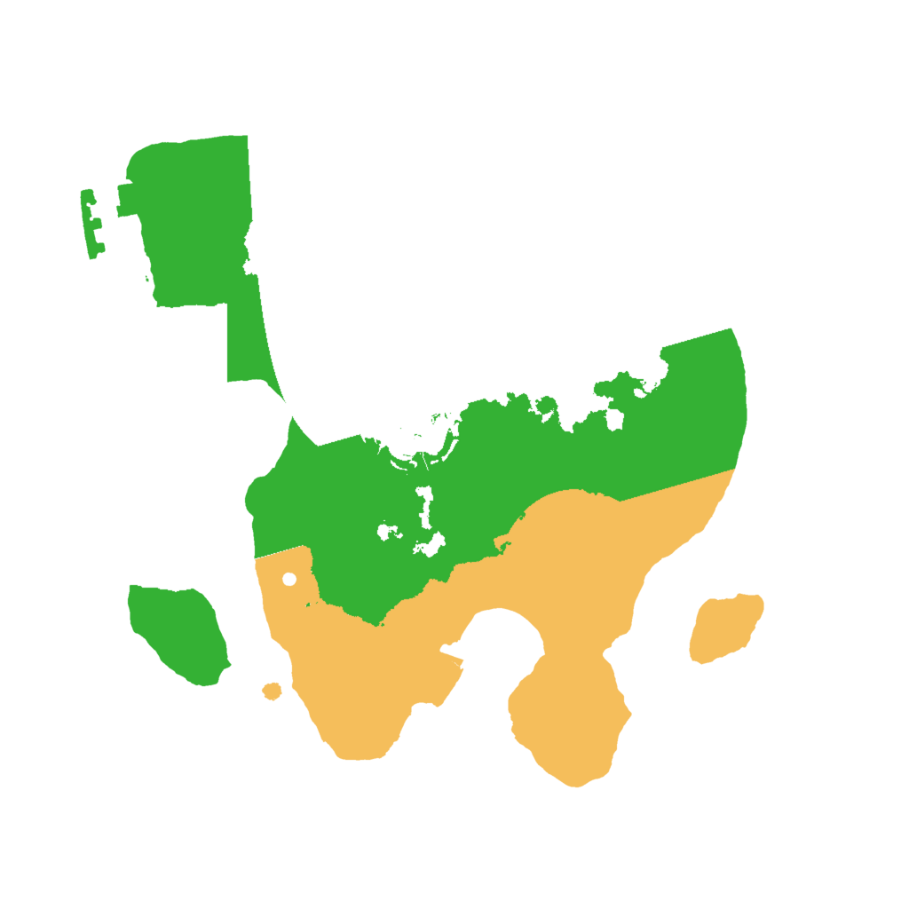 Biome Rust Map: Procedural Map, Size: 2000, Seed: 7245