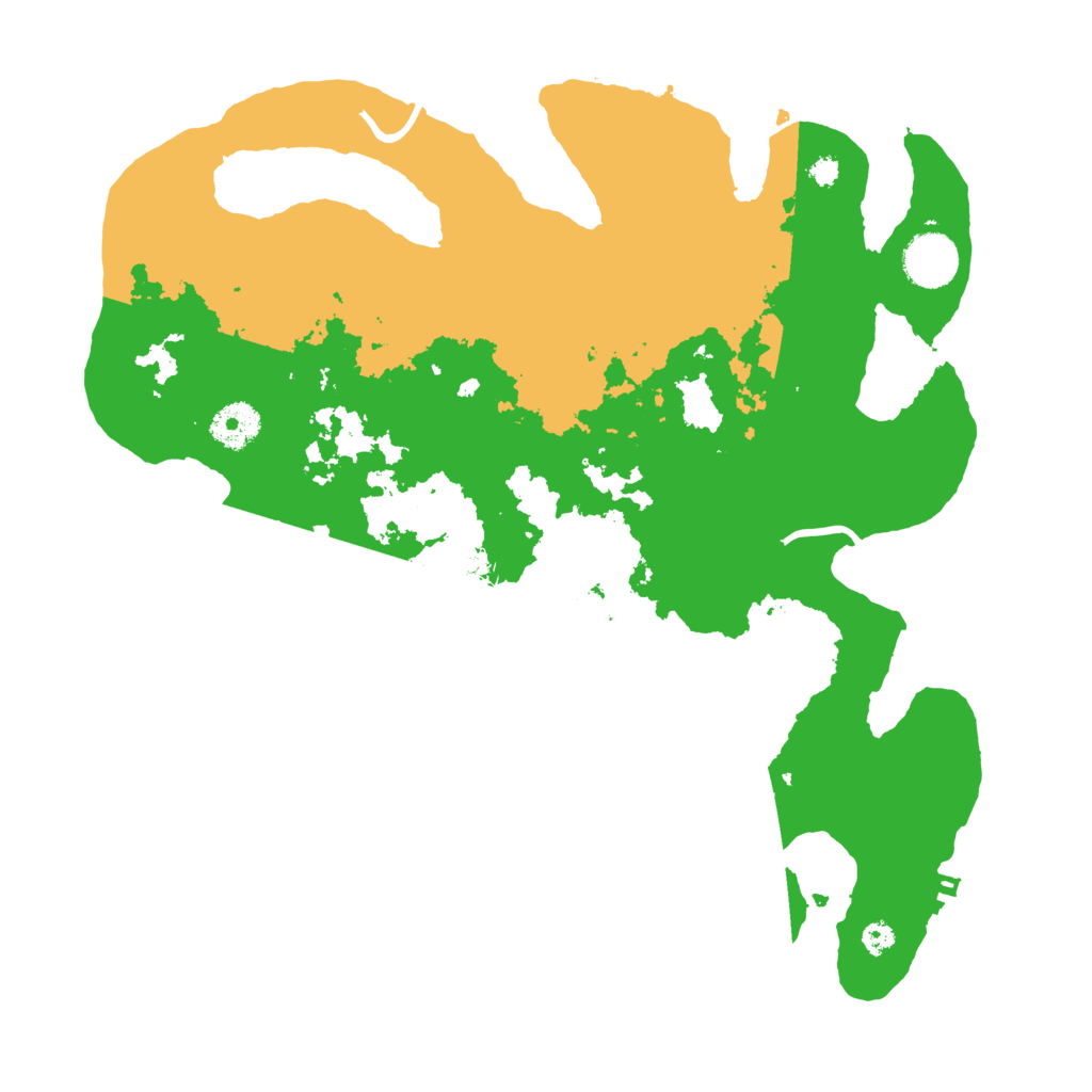 Biome Rust Map: Procedural Map, Size: 3500, Seed: 58163968