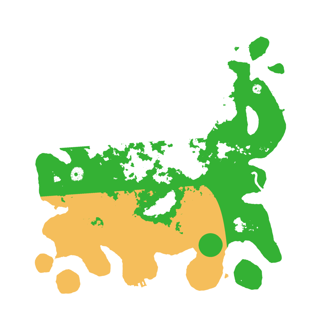 Biome Rust Map: Procedural Map, Size: 3500, Seed: 13995770