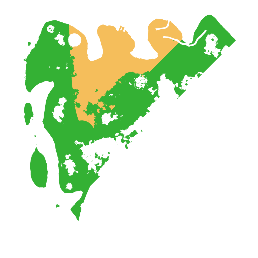 Biome Rust Map: Procedural Map, Size: 3500, Seed: 23800149