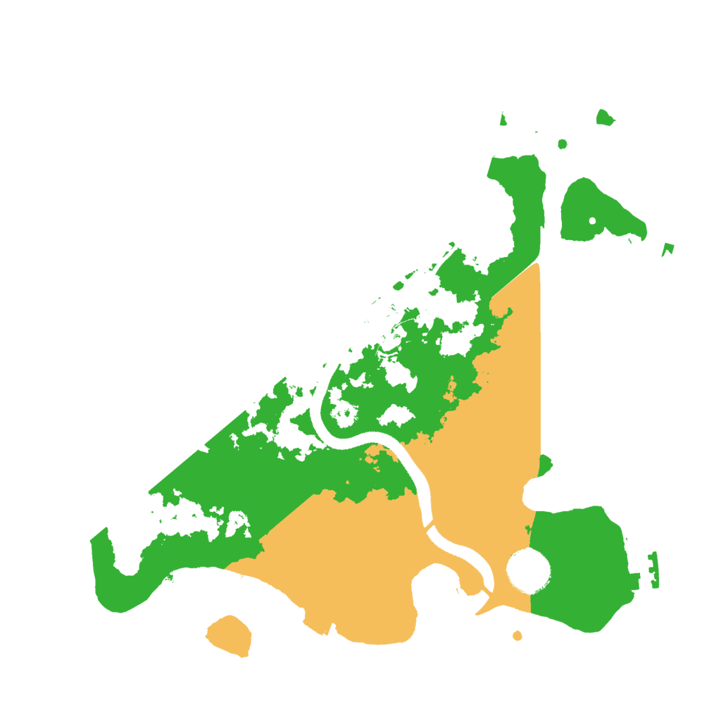 Biome Rust Map: Procedural Map, Size: 3000, Seed: 18838