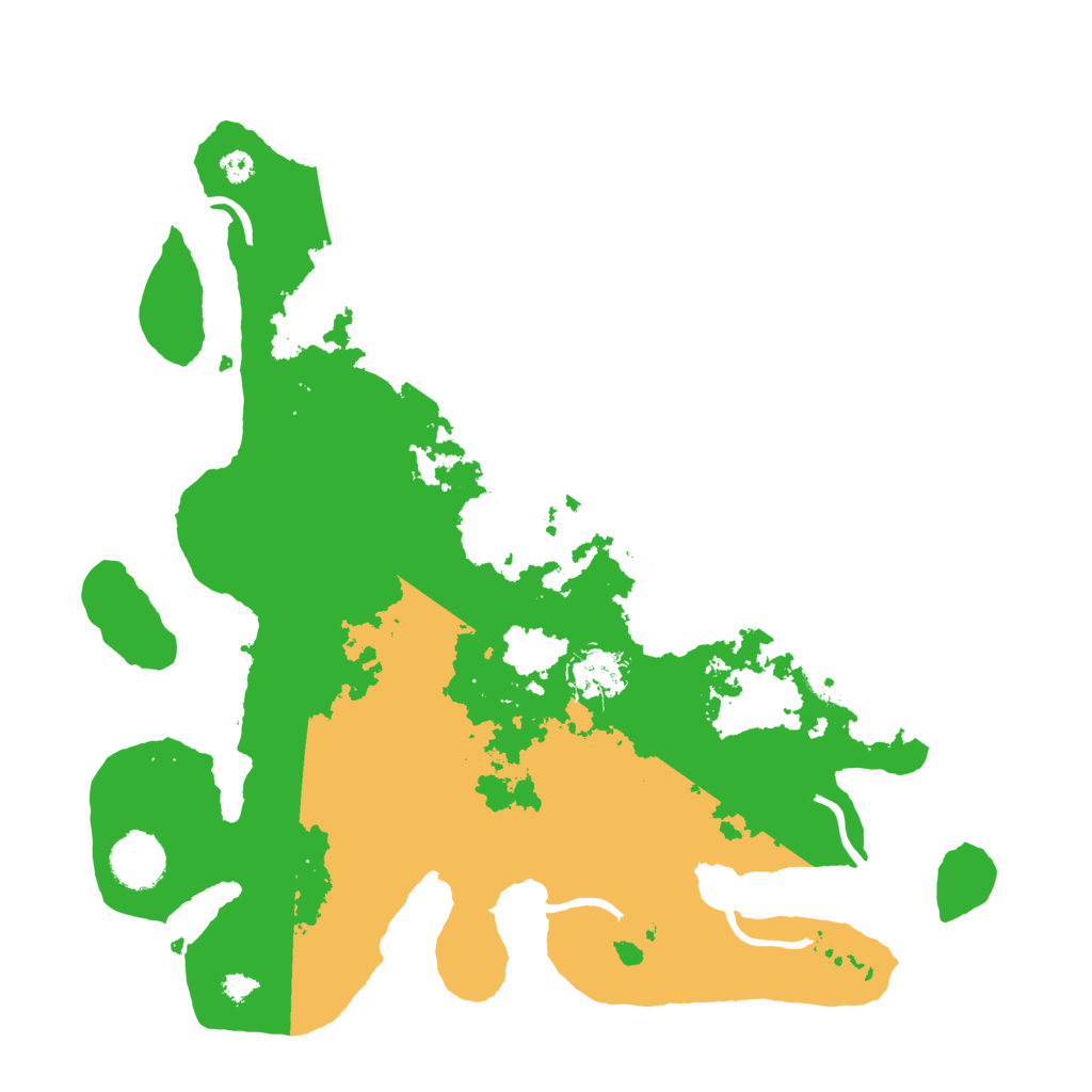 Biome Rust Map: Procedural Map, Size: 3500, Seed: 50928231