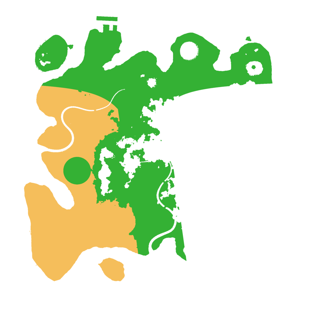 Biome Rust Map: Procedural Map, Size: 3000, Seed: 458087330