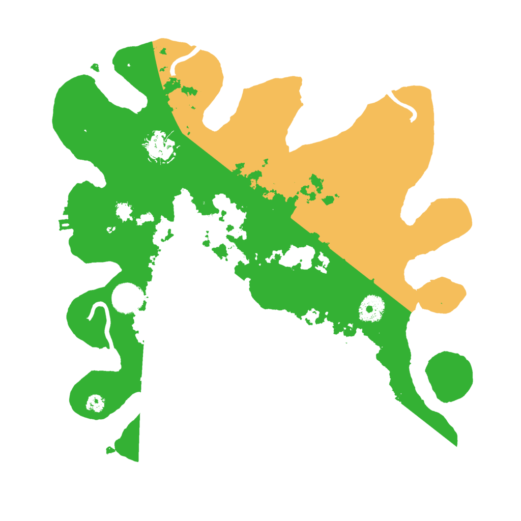 Biome Rust Map: Procedural Map, Size: 3000, Seed: 654934575