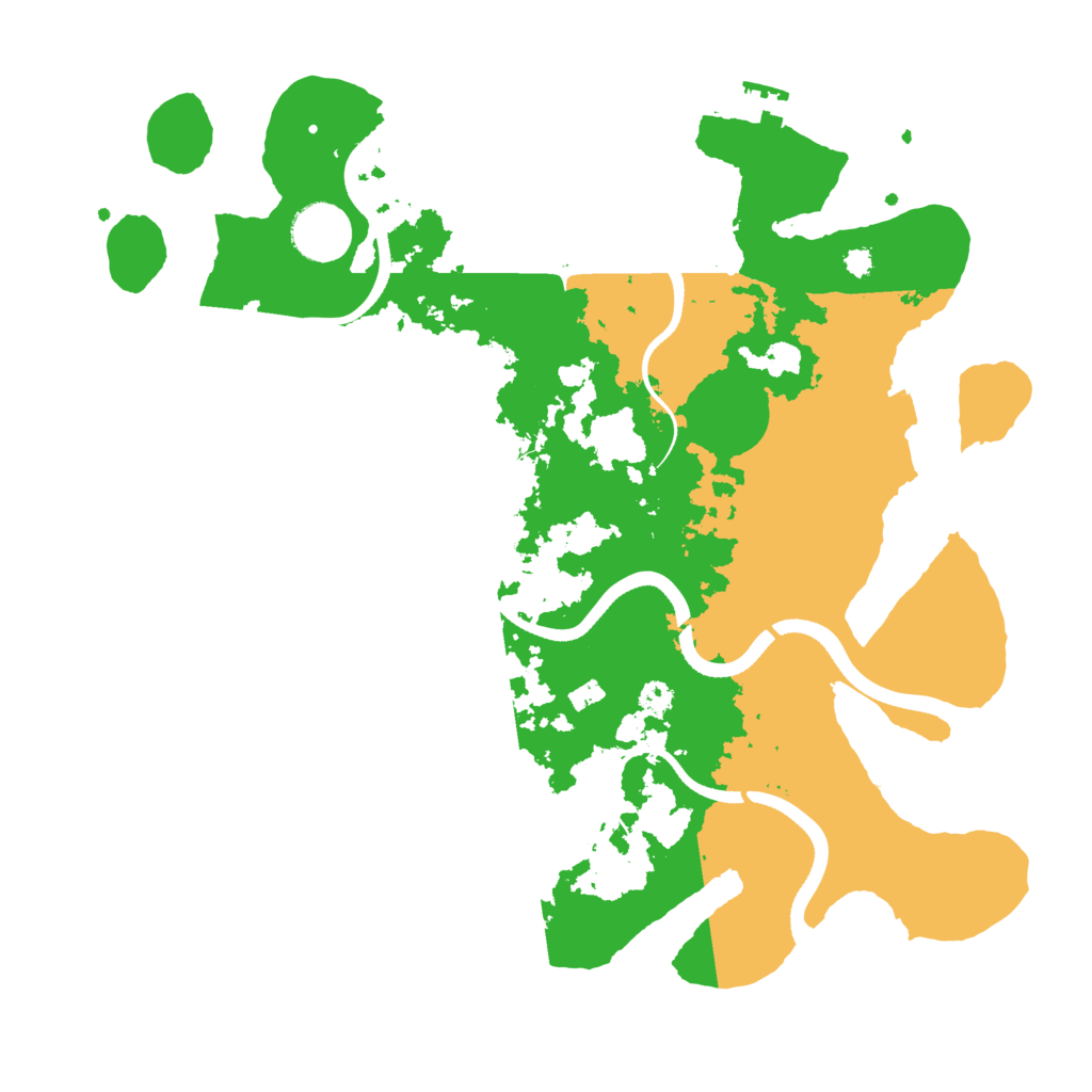 Biome Rust Map: Procedural Map, Size: 3500, Seed: 33903850