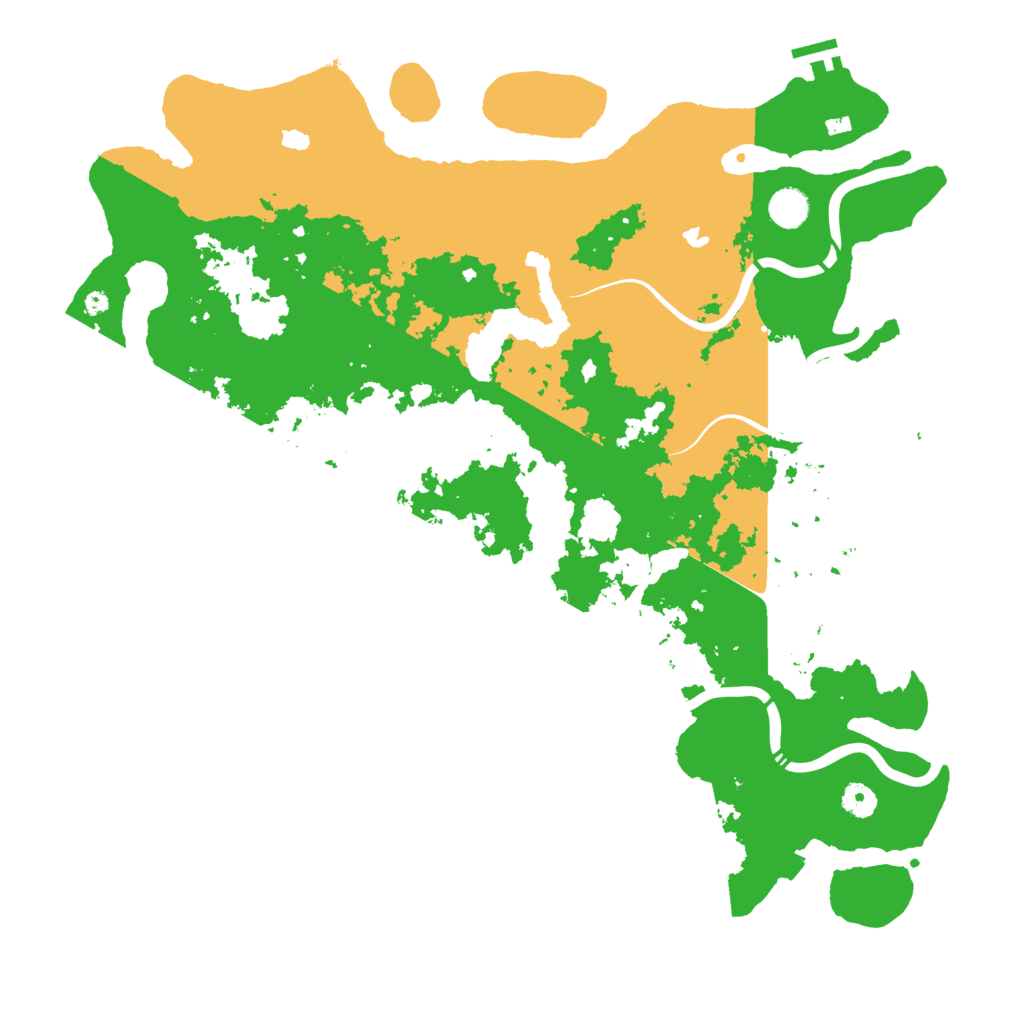 Biome Rust Map: Procedural Map, Size: 4500, Seed: 343408430