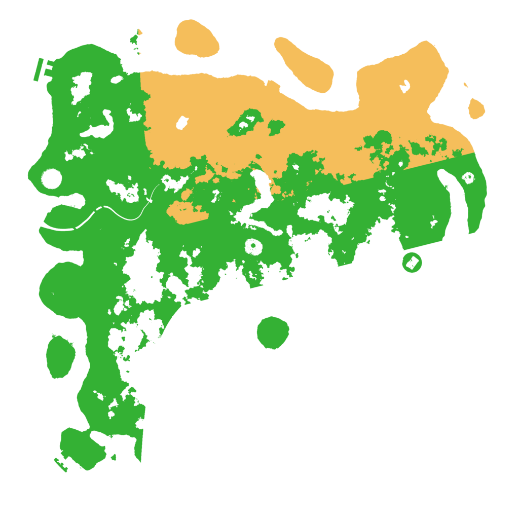 Biome Rust Map: Procedural Map, Size: 4500, Seed: 64594896