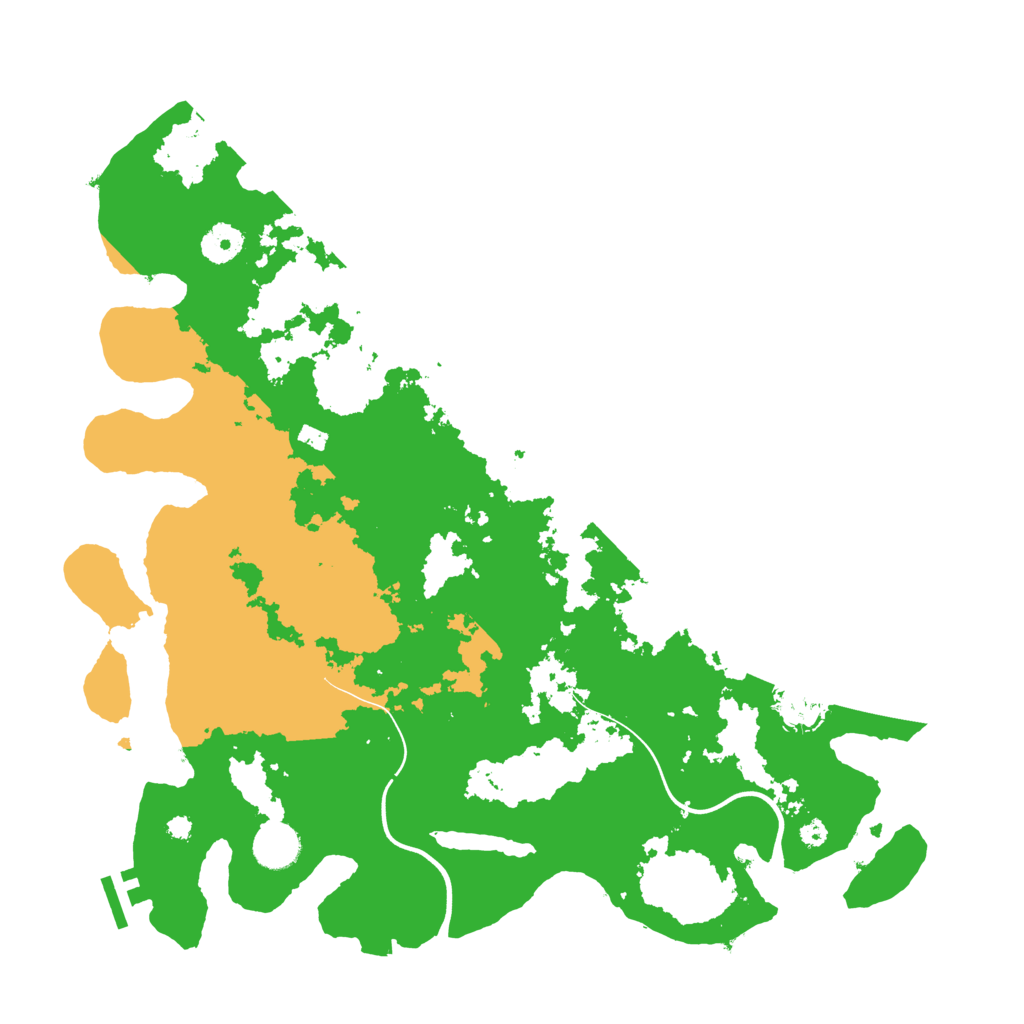 Biome Rust Map: Procedural Map, Size: 3850, Seed: 8842025