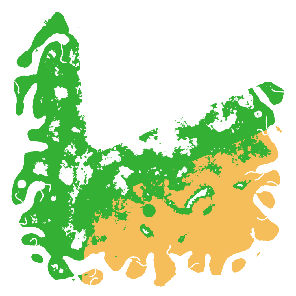 Biome Rust Map: Procedural Map, Size: 6000, Seed: 885461621