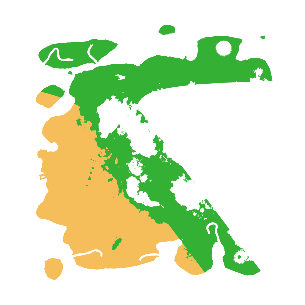 Biome Rust Map: Procedural Map, Size: 3500, Seed: 82091050