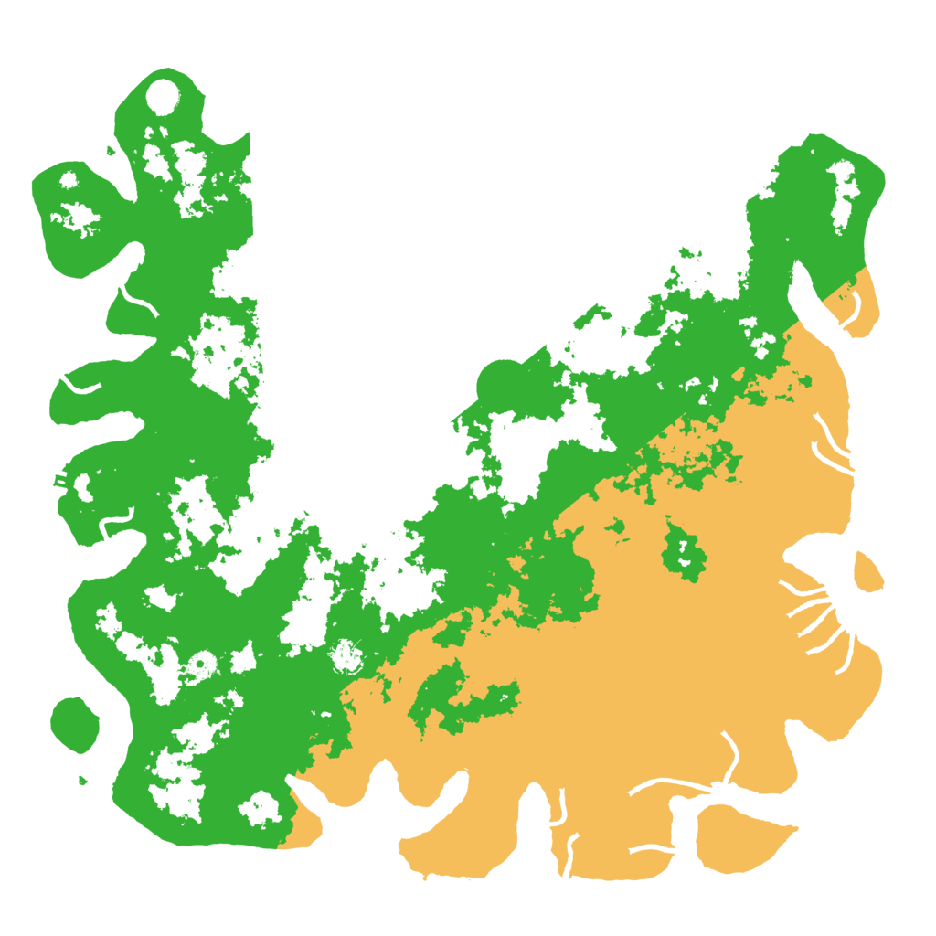 Biome Rust Map: Procedural Map, Size: 5000, Seed: 121594