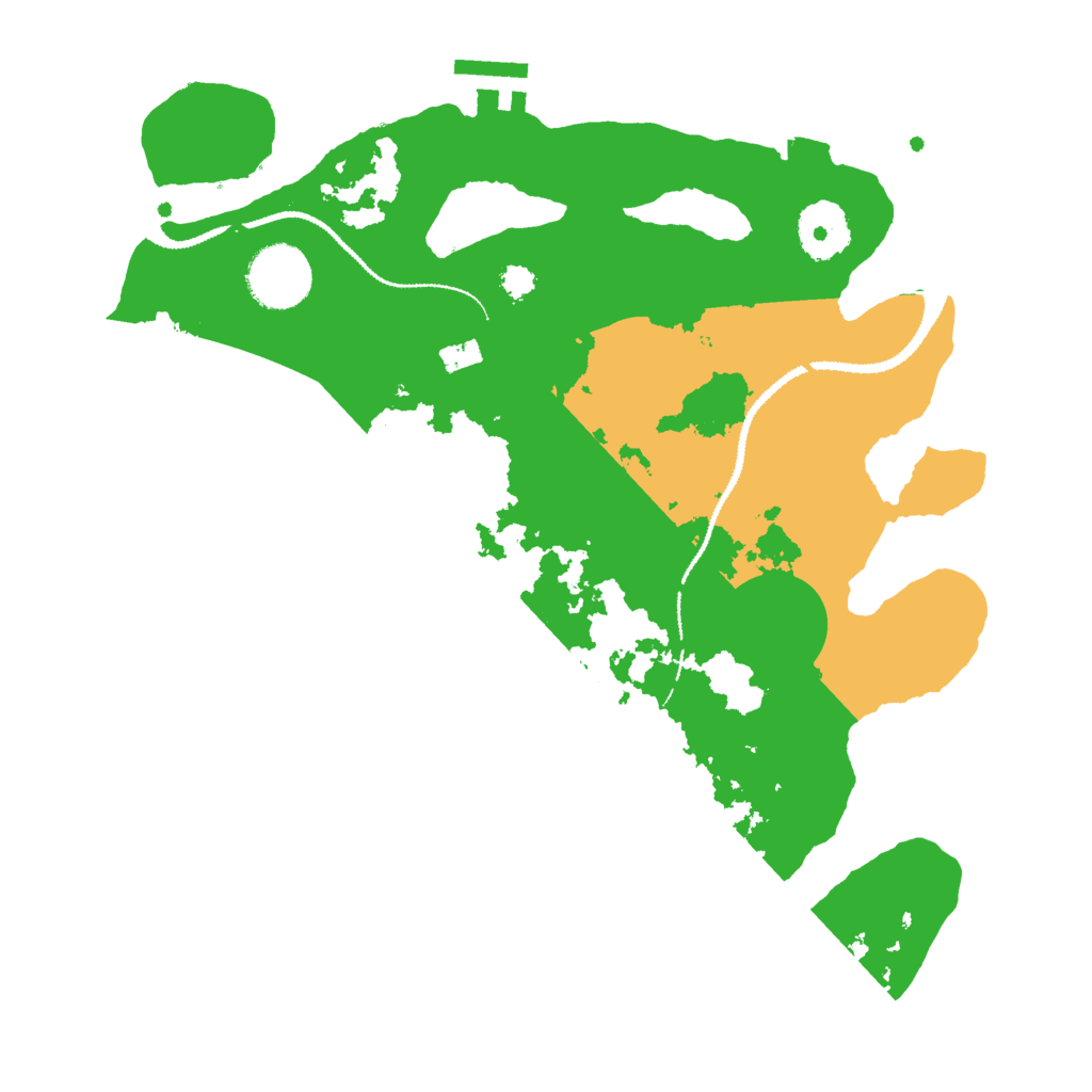 Biome Rust Map: Procedural Map, Size: 3000, Seed: 7485