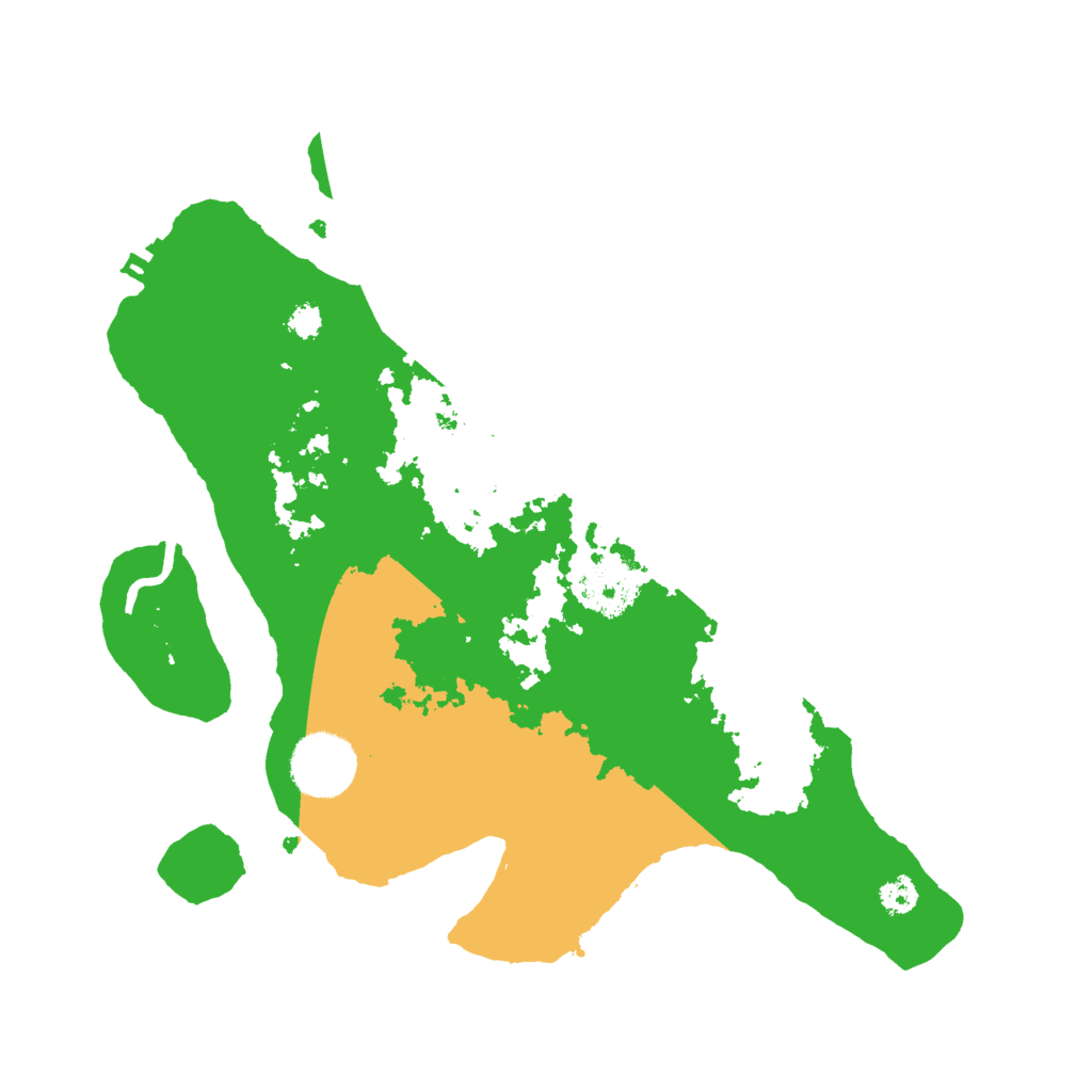 Biome Rust Map: Procedural Map, Size: 3000, Seed: 1458