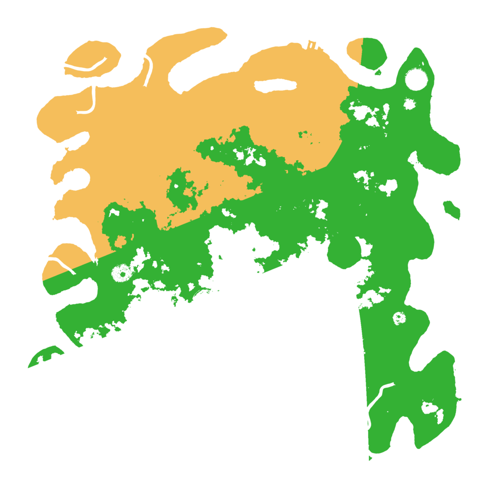 Biome Rust Map: Procedural Map, Size: 4000, Seed: 1333780526