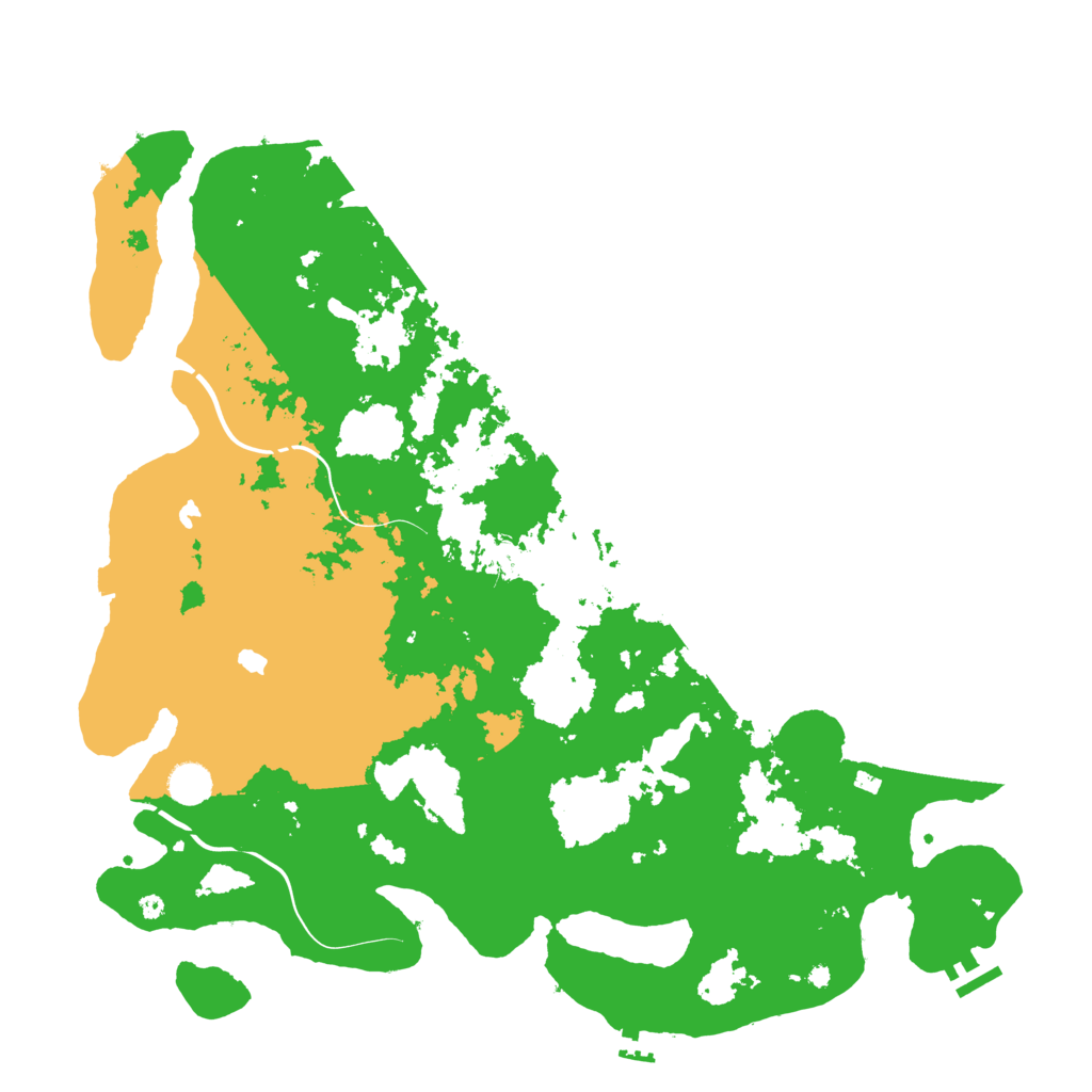 Biome Rust Map: Procedural Map, Size: 4500, Seed: 1535066