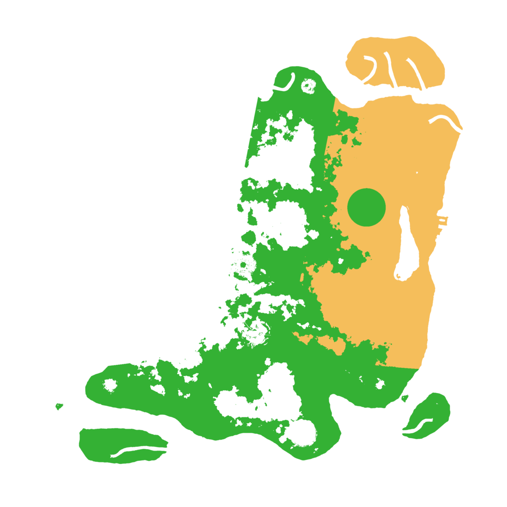 Biome Rust Map: Procedural Map, Size: 3500, Seed: 535694407