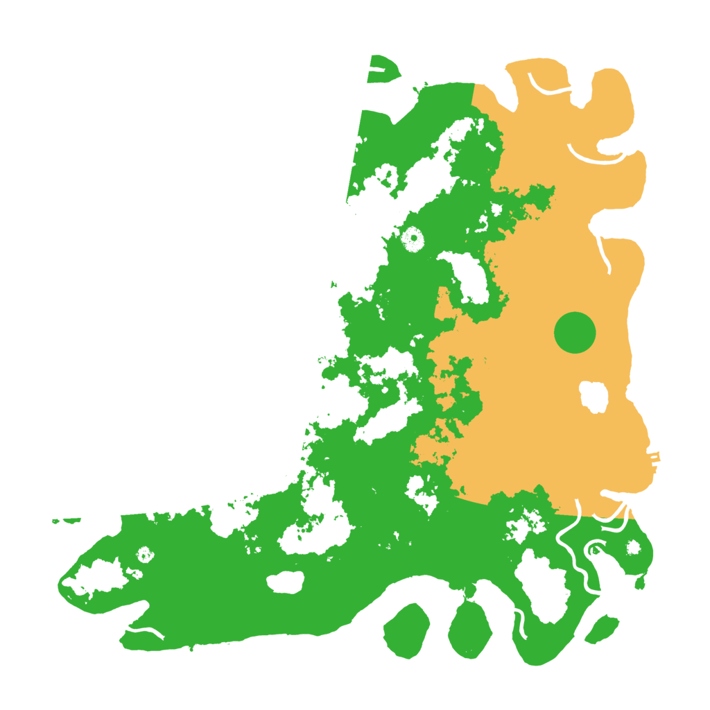 Biome Rust Map: Procedural Map, Size: 4500, Seed: 1393741618