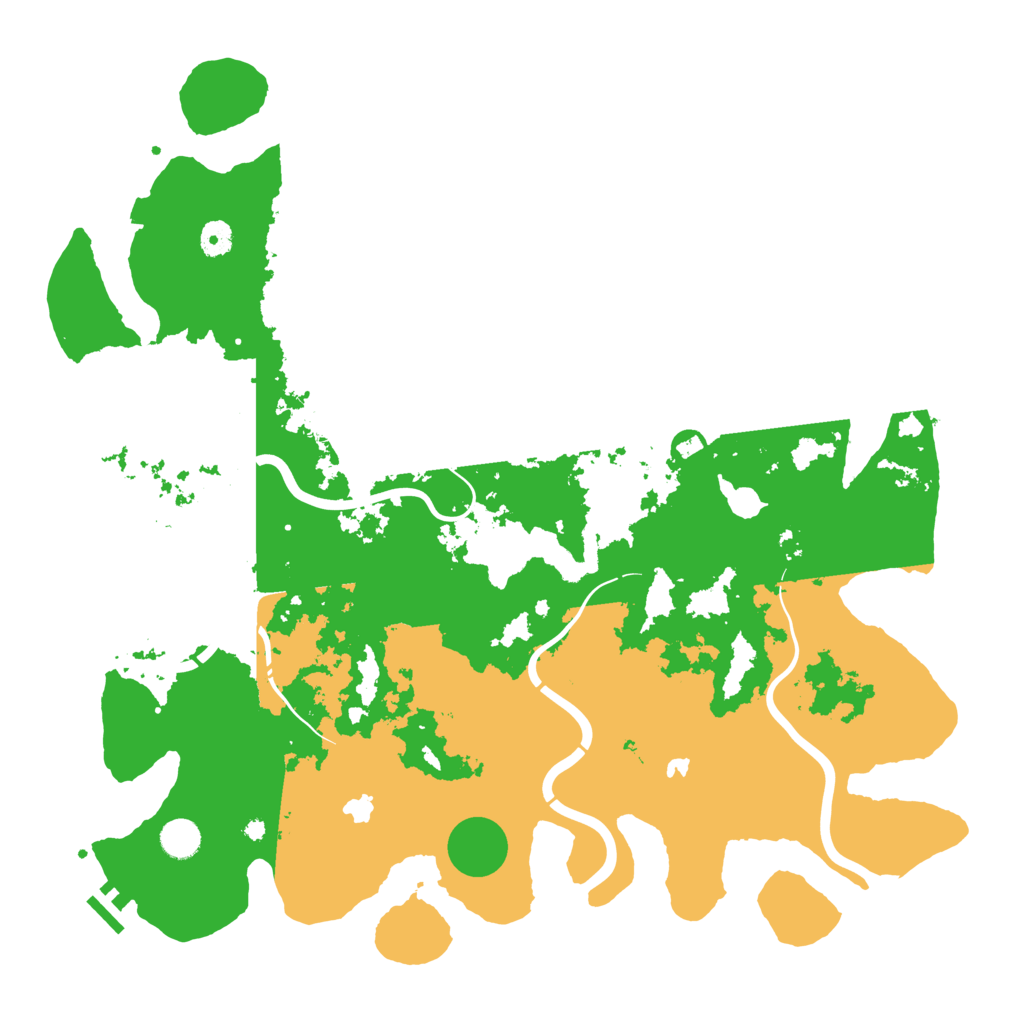 Biome Rust Map: Procedural Map, Size: 4500, Seed: 74332