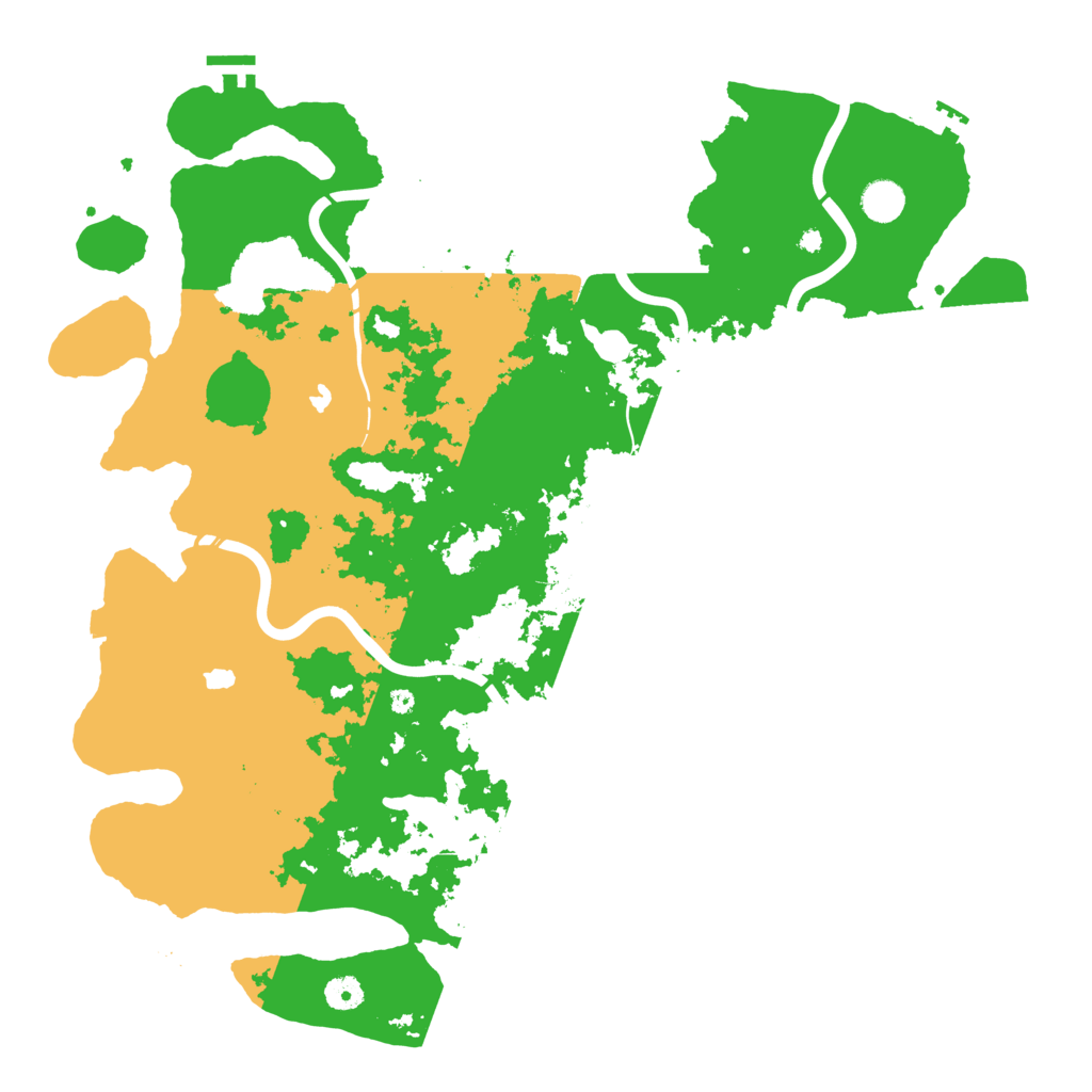 Biome Rust Map: Procedural Map, Size: 4500, Seed: 114754