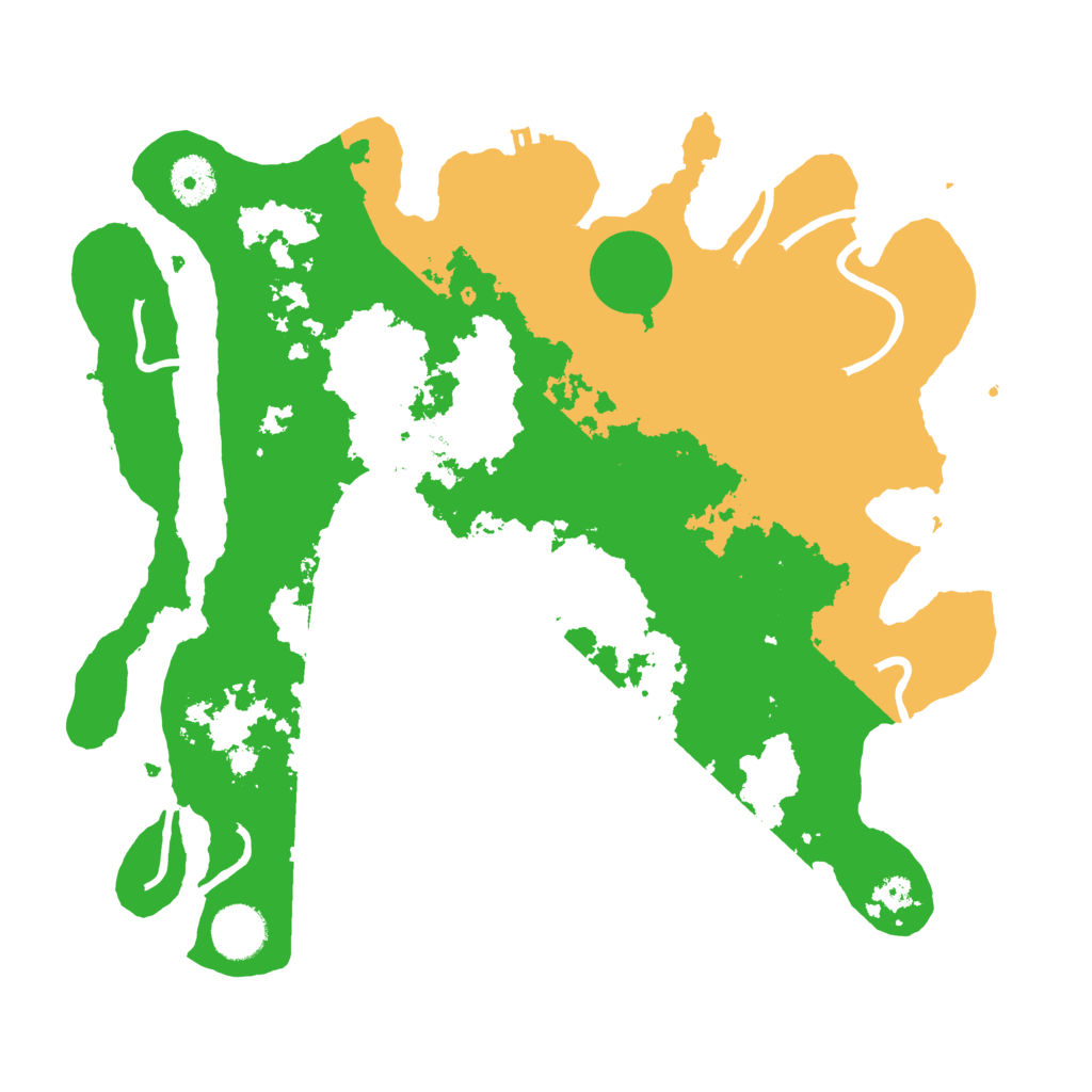 Biome Rust Map: Procedural Map, Size: 3500, Seed: 1460247