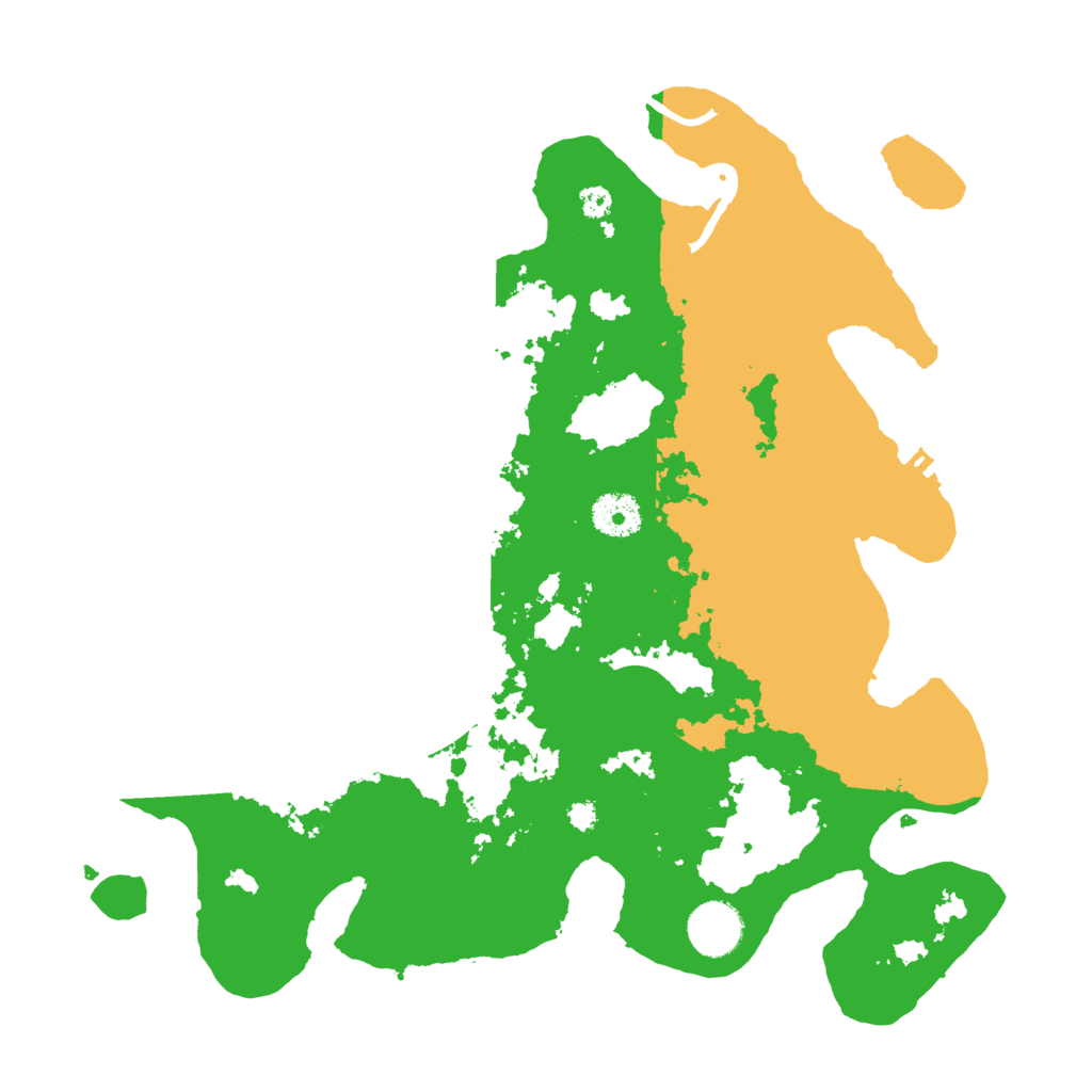 Biome Rust Map: Procedural Map, Size: 3500, Seed: 629017