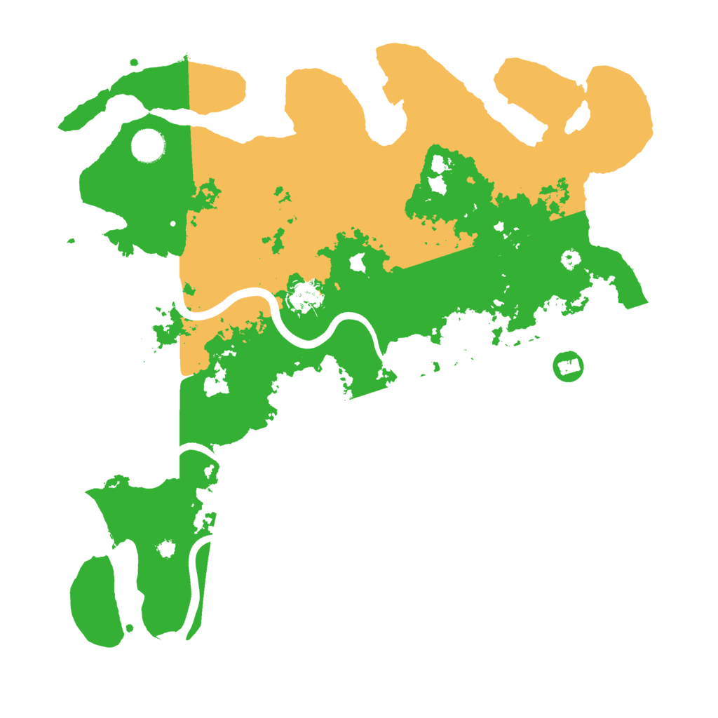 Biome Rust Map: Procedural Map, Size: 3750, Seed: 668803331