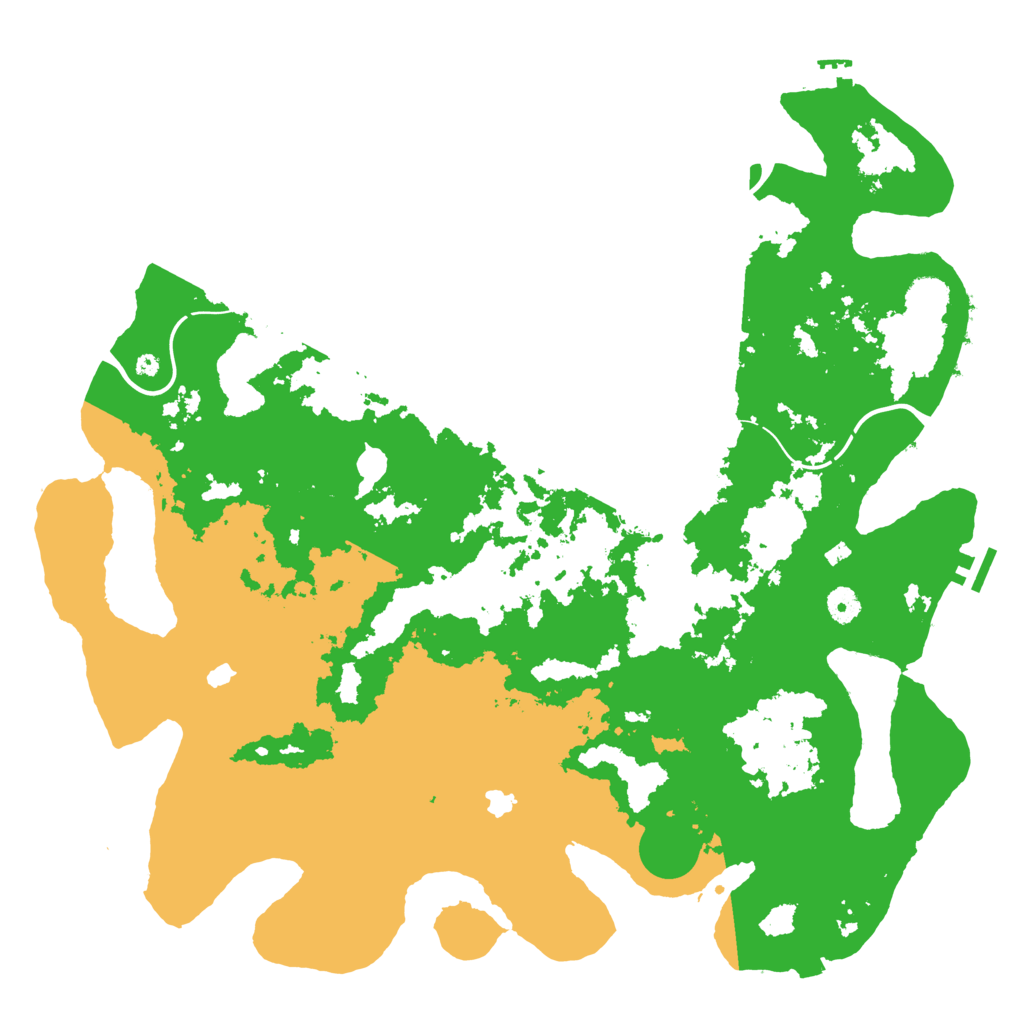 Biome Rust Map: Procedural Map, Size: 4500, Seed: 1453089161